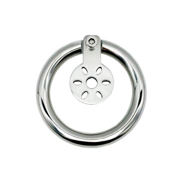 THORN GARDEN™ Discreetly Heighten Intimacy with No-Cage Stainless Steel 24mm Flat Lid Lock