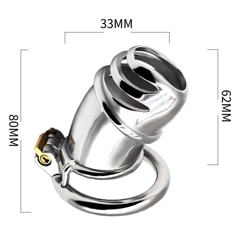 Unique Stainless Steel Penile Cage with Both Restriction & Stimulation
