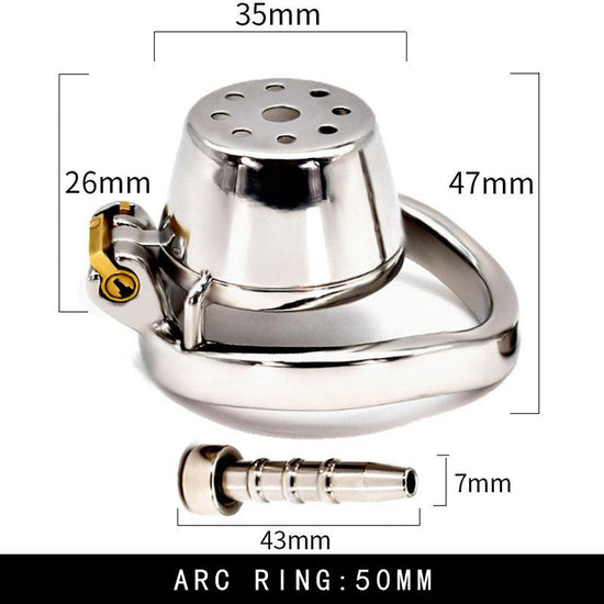 THORN GARDEN™ New Stainless Steel Chastity Device with Showerhead Design