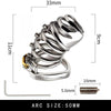 Unleash Passion with Adjustable Screw Attachment Male Chastity Lock