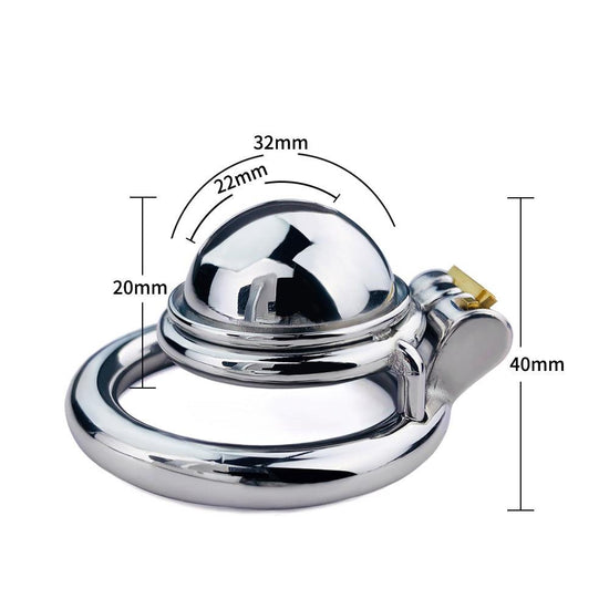THORN GARDEN™ Compact & Concealed: The Stainless Steel Miniature Chastity Lock