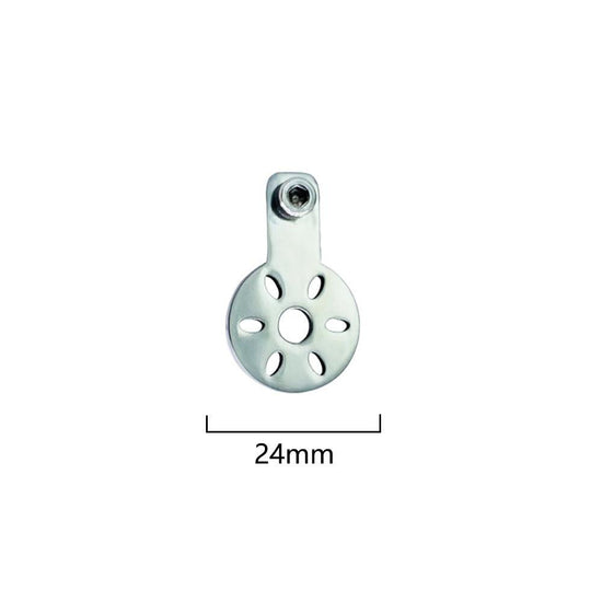 THORN GARDEN™ Discreetly Heighten Intimacy with No-Cage Stainless Steel 24mm Flat Lid Lock