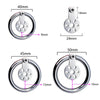 THORN GARDEN™ Discreetly Heighten Intimacy with No-Cage Stainless Steel 24mm Flat Lid Lock