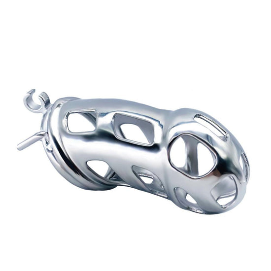 THORN GARDEN™ Cobra Arc Cage: Innovative Stainless Steel Chastity Solution for Pleasure!
