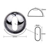 THORN GARDEN™ Compact & Concealed: The Stainless Steel Miniature Chastity Lock