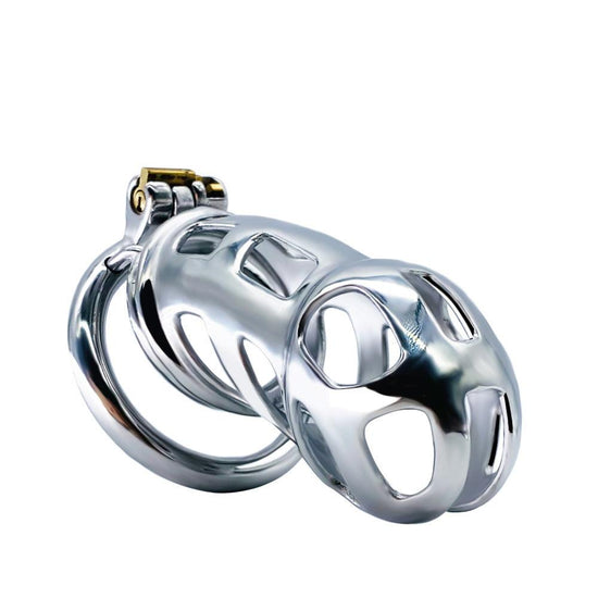 THORN GARDEN™ Cobra Arc Cage: Innovative Stainless Steel Chastity Solution for Pleasure!