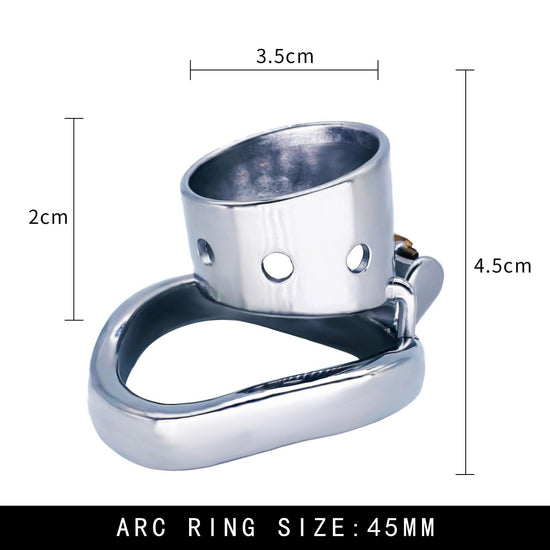 THORN GARDEN™ Discreetly Enjoy Greater Pleasure & Control with This Short Stainless Steel Chastity Device