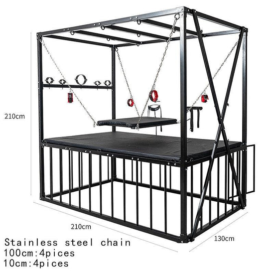 THORN GARDEN™ bdsm cage bed with sex machine - Free Shipping