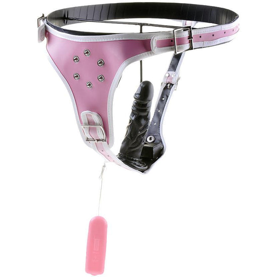 THORN GARDEN™ Detachable vibrating dildo leather pants free shipping