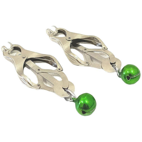 THORN GARDEN™ Double bell butterfly nipple clamp labia clamp free shipping
