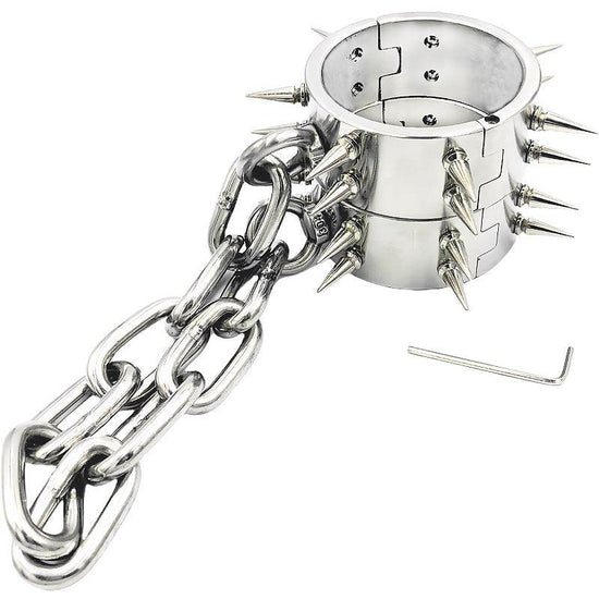 THORN GARDEN™ about 2kg height 4cm Stainless steel ankle cuffs free shipping