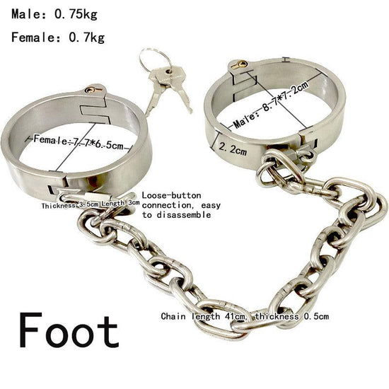 THORN GARDEN™ about 1650g 2.2cm heigh Hand, foot and neck restraint set free shipping