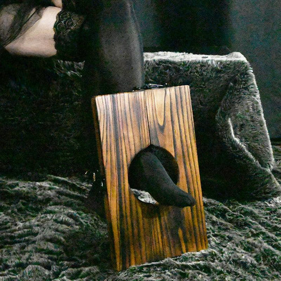 THORN GARDEN™ bdsm wooden neck bondage elm and free shipping