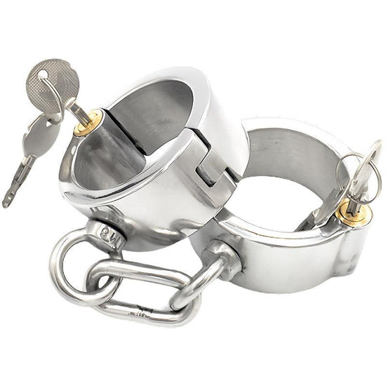 THORN GARDEN™ 0.8kg 3cm high Stainless steel lock handcuffs free shipping