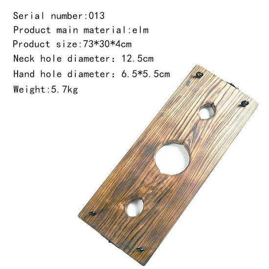 THORN GARDEN™ Heavy duty wooden bondage bdsm elm pillory and free shipping