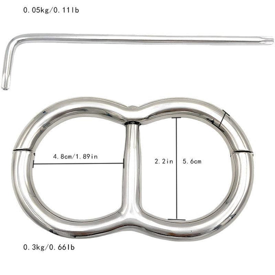 THORN GARDEN™ 0.5kg Stainless steel 8 shape handcuffs free shipping