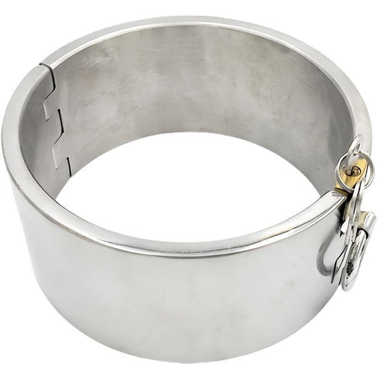 THORN GARDEN™ 1.2kg 5cm high stainless steel bdsm collar with lock and free shipping