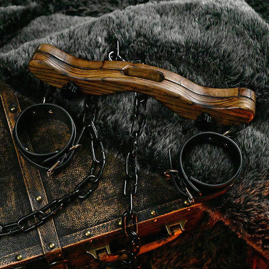 THORN GARDEN™ Cock and Ball Torture Solid Wood Scrotum Clamp Free Shipping