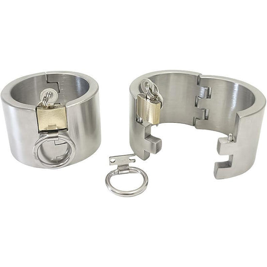 THORN GARDEN™ 1.1kg 5cm heigh Stainless steel padlock handcuffs free shipping