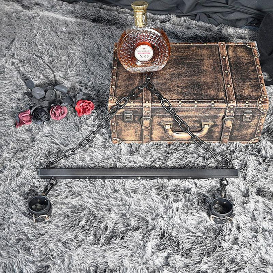 THORN GARDEN™ bdsm metal Spreader Bar with free cuffs and free shipping