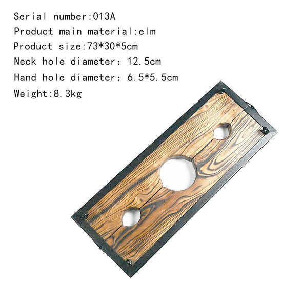 THORN GARDEN™ Heavy duty wooden bondage bdsm elm pillory and free shipping