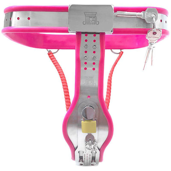 THORN GARDEN™ Women's lockable infibulation pants can be paired with anal plugs and vaginal plugs