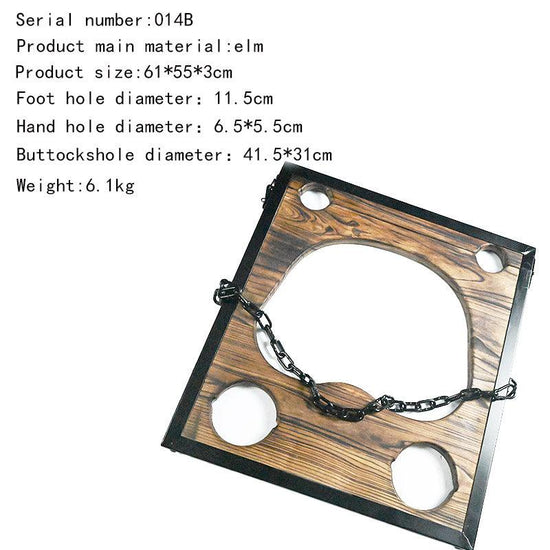 THORN GARDEN™ wooden bondage bdsm elm buttocks pillory and free shipping