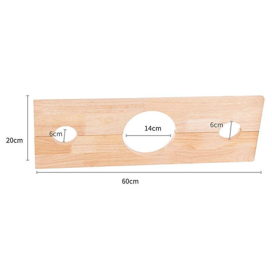 THORN GARDEN™ Wooden Bondage Wooden shackle integrated with hand and neck