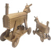 THORN GARDEN™ Custom style handmade solid wood wooden donkey