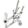 THORN GARDEN™ 0.75kg Stainless steel combination lock handcuffs with free shipping