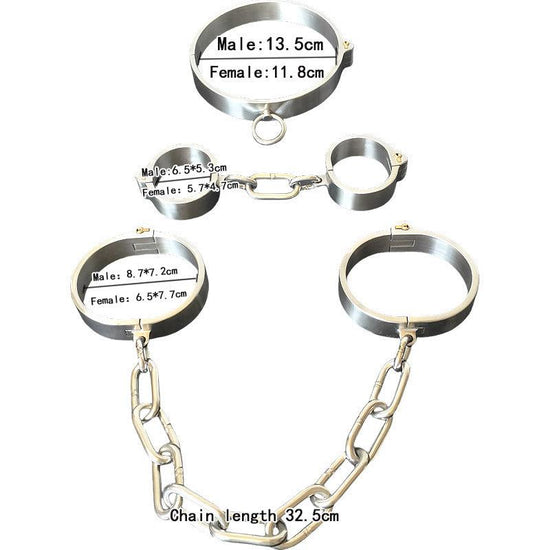 THORN GARDEN™ about 1500g 2.2cm heigh Hand, foot and neck restraint set free shipping