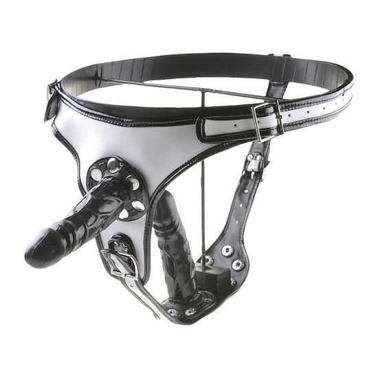 THORN GARDEN™ Removable dildo leather pants free shipping