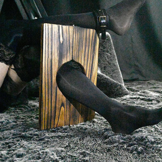 THORN GARDEN™ bdsm wooden neck bondage elm and free shipping