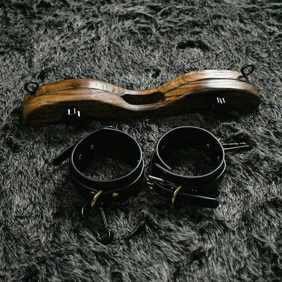 THORN GARDEN™ Cock and Ball Torture Solid Wood Scrotum Clamp Free Shipping