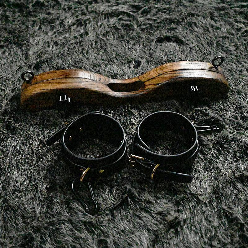 THORN GARDEN™ Cock and Ball Torture Solid Wood Scrotum Clamp Free Shipping