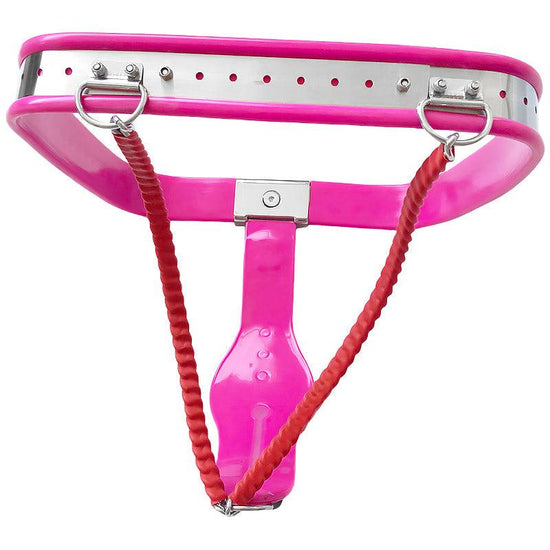 THORN GARDEN™ Women's lockable infibulation pants can be paired with anal plugs and vaginal plugs