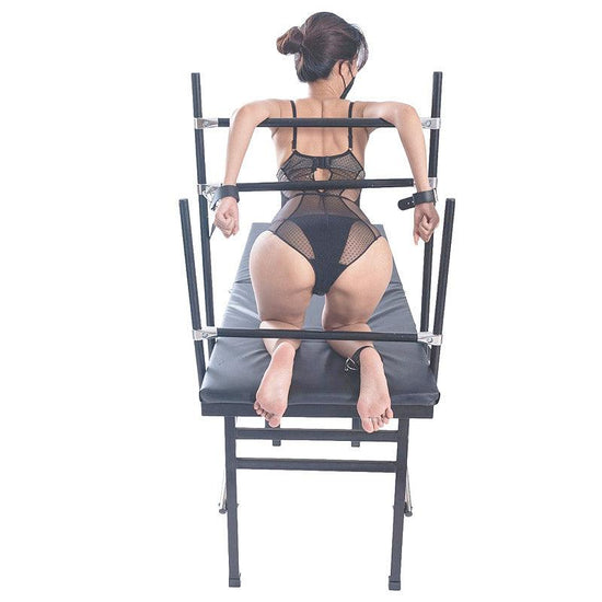 THORN GARDEN™ Multifunctional Bdsm Bed with Restraint Iron Pipe
