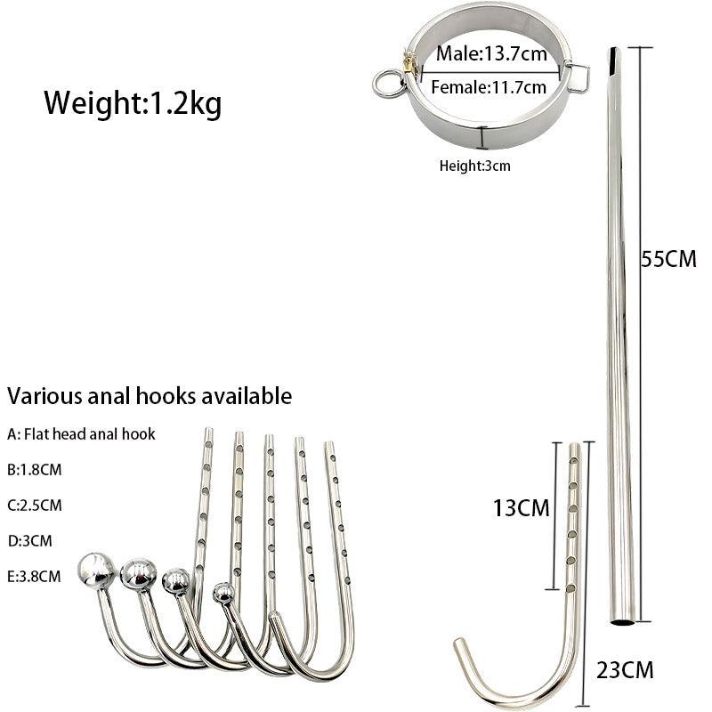THORN GARDEN™ 1.2kg stainless steel anal hook collar and free shipping