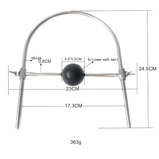 THORN GARDEN™ Stainless steel ring neck gag free shipping