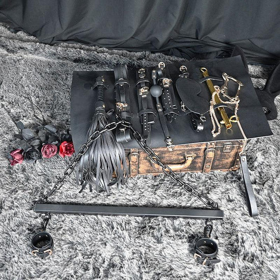 THORN GARDEN™ bdsm metal Spreader Bar with free cuffs and free shipping