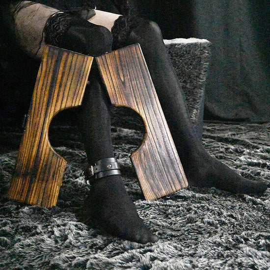 THORN GARDEN™ bdsm wooden neck bondage elm and free shipping