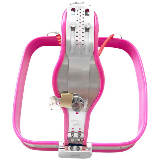 THORN GARDEN™ Women's lockable infibulation pants can be paired with anal plugs and vaginal plugs