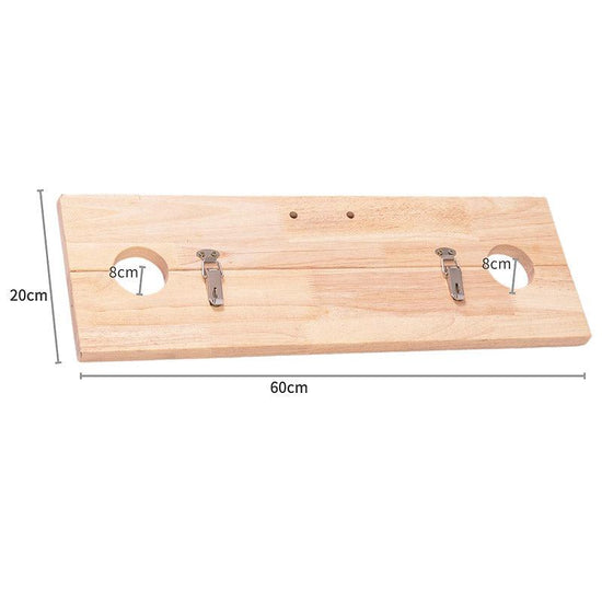 THORN GARDEN™ Wooden Bondage hand and foot pillory