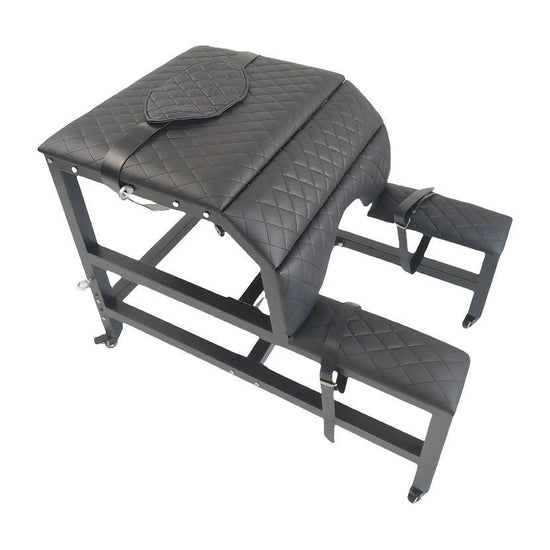 THORN GARDEN™ bdsm red leather spanking bench with wheels free shipping