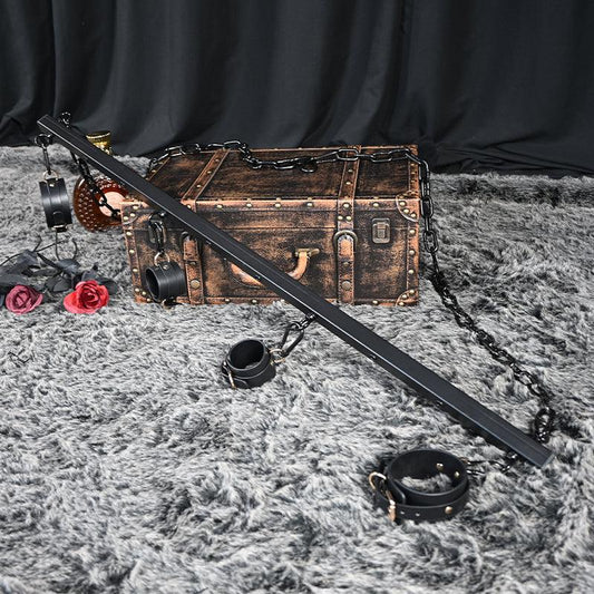THORN GARDEN™ bdsm metal Spreader Bar with free cuffs and free shipping