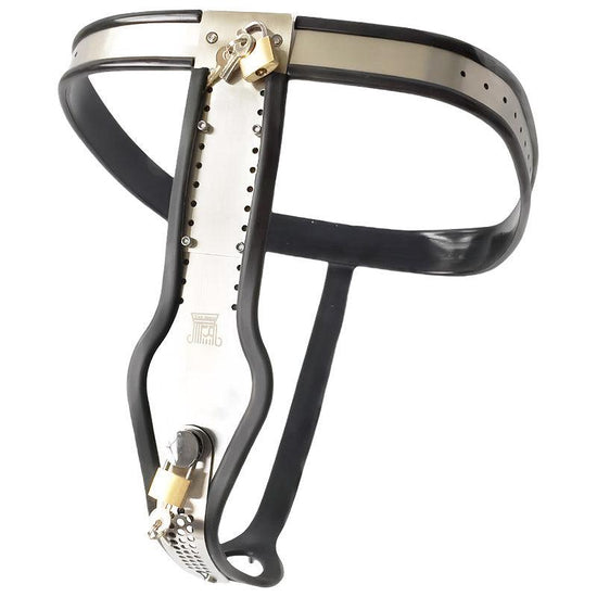 THORN GARDEN™ Women's chastity belt comes with anal plug and vaginal plug