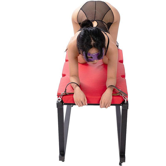 THORN GARDEN™ red leather movable bdsm bed - free shipping