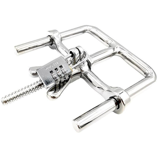 THORN GARDEN™ 0.75kg Stainless steel combination lock handcuffs with free shipping