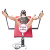 THORN GARDEN™ red leather bdsm bondage chair with sex machine and free shipping