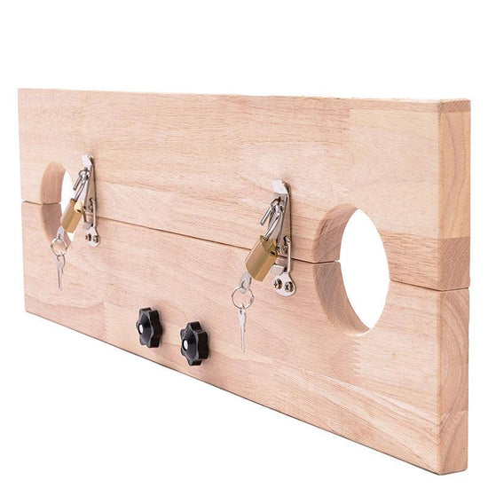 THORN GARDEN™ Wooden Bondage hand and foot pillory